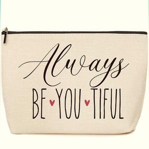 NWOT-Always BE❤️YOU❤️TIFUL Makeup Bag